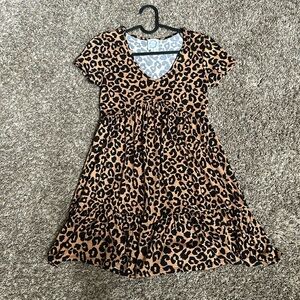 Leopard-Print Dress